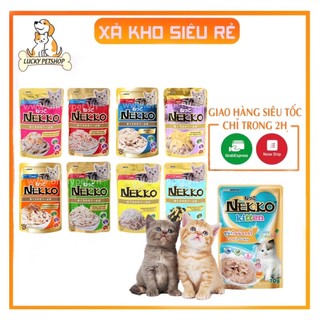 Pate Nekko jelly cho mèo trưởng thành, Nekko kitten cho mèo con