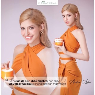 Kem body za vit c cream 150gram + tặng kèm tắm trắngo