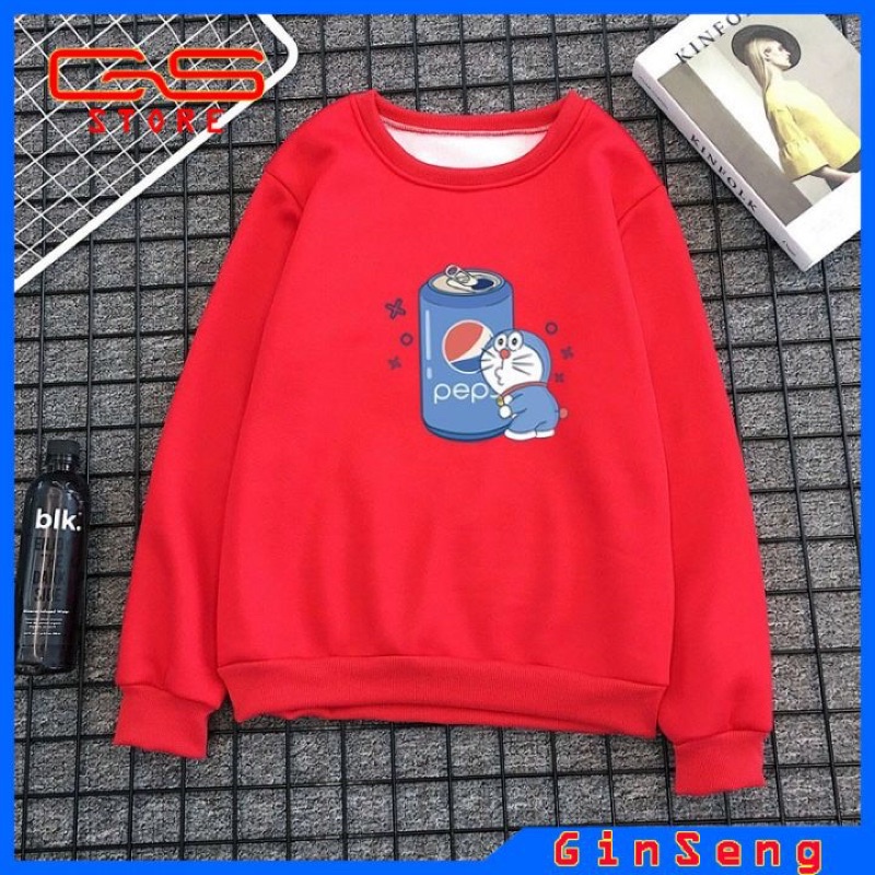 ÁO SWEATER NAM NỮ DOREMON PEPSI