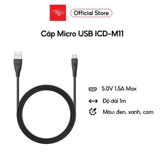 Dây cáp sạc Itel ICD-M11 1M Data | Micro USB Cable | Hàng Chính Hãng | Bảo hành 6 tháng