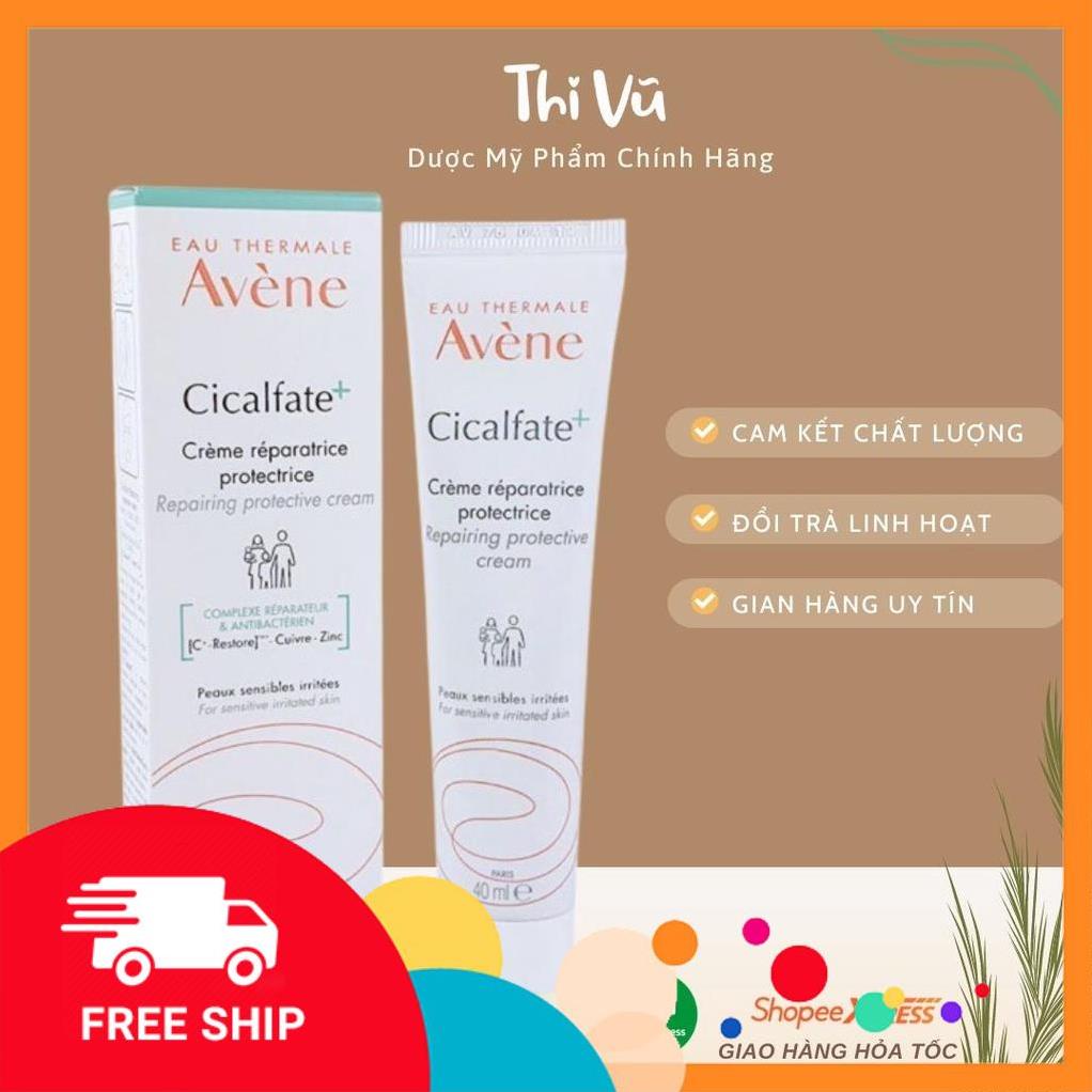 Kem dưỡng Avene Cicalfate Repair Cream, kem dưỡng ẩm phục hồi tái tạo da