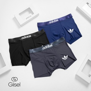 Quần sịp đùi boxer nam - quần lót nam giới chất liệu thun lạnh - logo in mã đá02