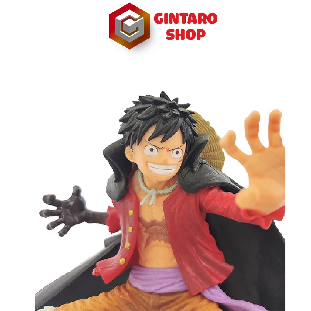 Mô hình One Piece Luffy Wano tay bọc haki được repaint lại phần tay haki cực đẹp và bóng bẩy GINTARO SHOP