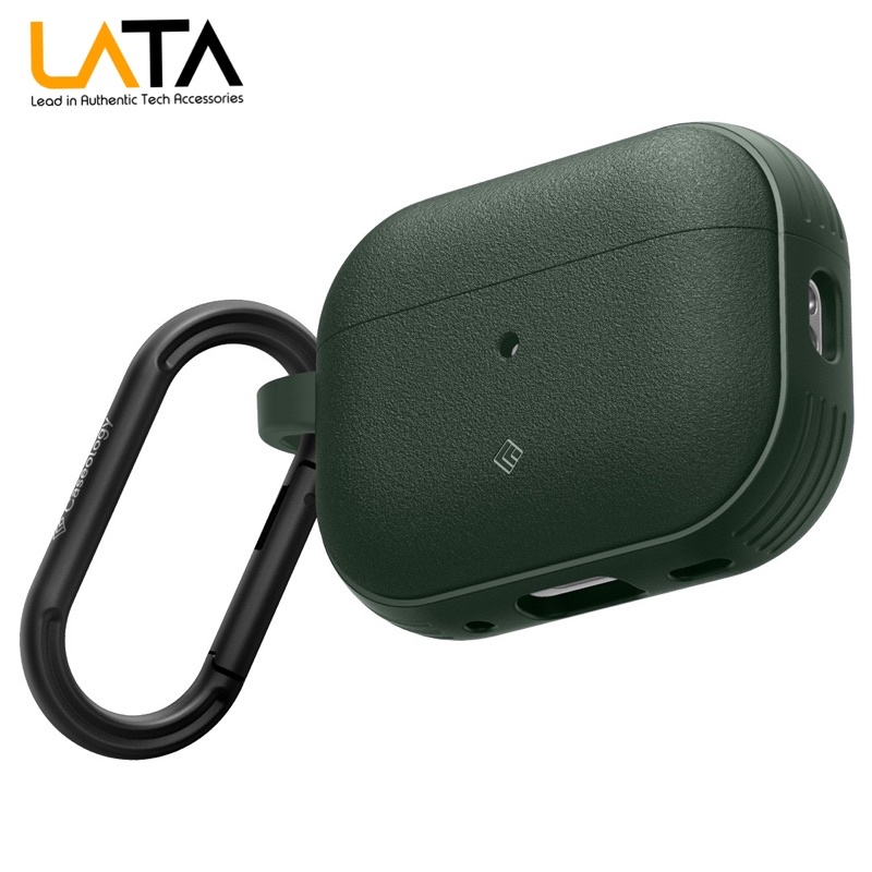 ỐP LƯNG SPIGEN CASEOLOGY APPLE AIRPOD PRO 2 VAULT MIDNIGHTGREEN- mới 100% bảo hành chính hãng hãng 12 tháng