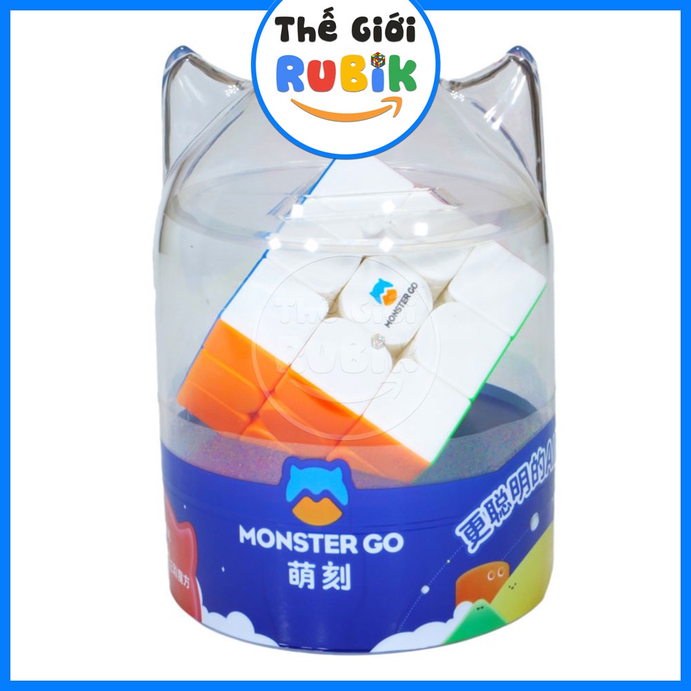 Rubik 3x3 Nam Châm GAN Monster Go Magnetic MG3 M 3x3x3 Premium Stickerless | Thế Giới Rubik
