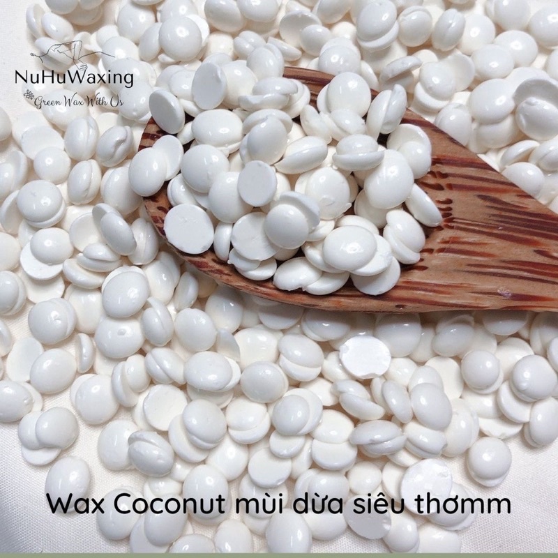 Sáp Wax Lông Mùi Dừa - sáp dừa coconut tẩy lông Sáp Cao Cấp Siêu Bám Lông Dùng Được Cho Da Nhạy Cảm