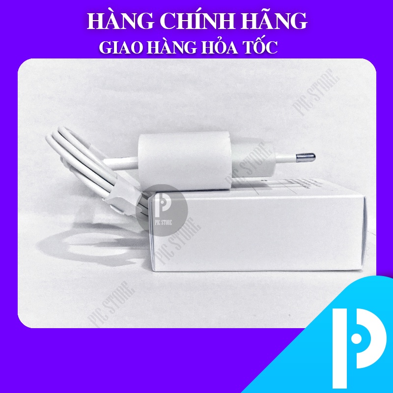 Sạc Nhanh Chính Hãng , Củ Sạc Nhanh 20W Chân Tròn và Dây Cáp Sạc Nhanh 8 ->14 Bảo Hành 12 Tháng - Pic Store