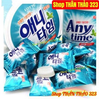 Kẹo Any time Lotte The Bạc Hà Thơm mát Hàn Quốc 🇰🇷