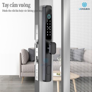  Khóa vân tay Ultralock 5 trong 1 dành cho cửa nhôm cửa sắt. Tiêu chuẩn chống nước IP65 phù hợp lắp đặt ngoài trời 