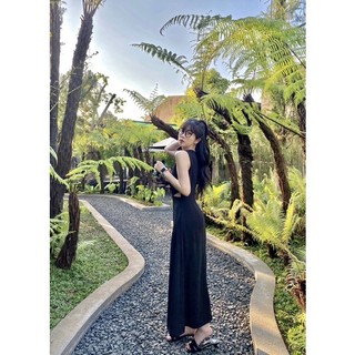 Đầm Body Dài Cut Eo (ẢNH THẬT)