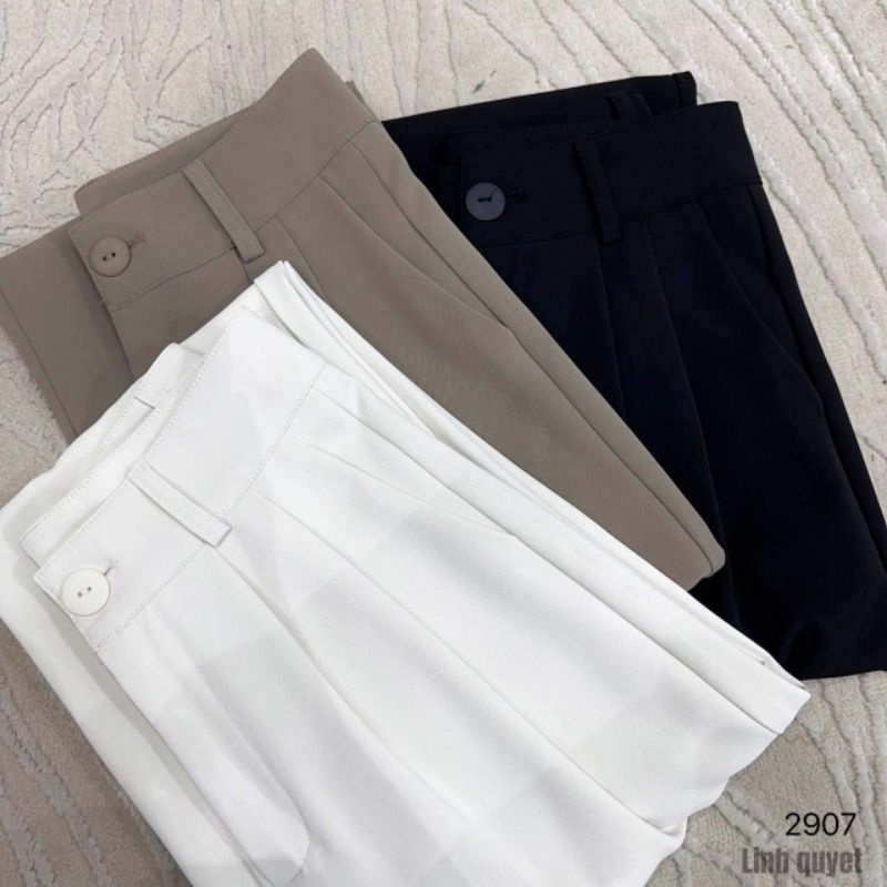 Quần vải suông túi cạnh hàng QC