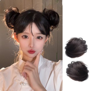 Tóc giả búi xoăn chích chòe 2 bên tự nhiên bồng bềnh cực đẹp-Búi tóc giả xoăn dành cho nữ