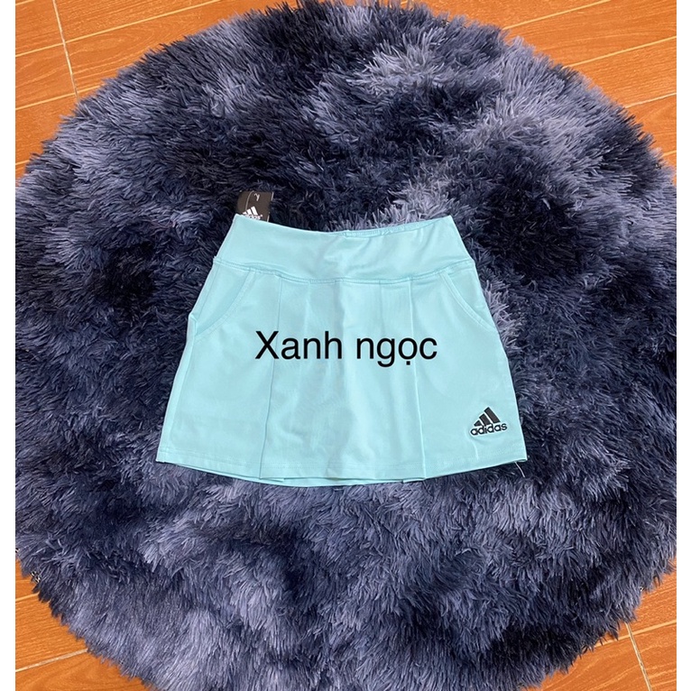 Váy tennis, cầu lông nữ túi 2 bên chất thun co giãn, quần bên trong