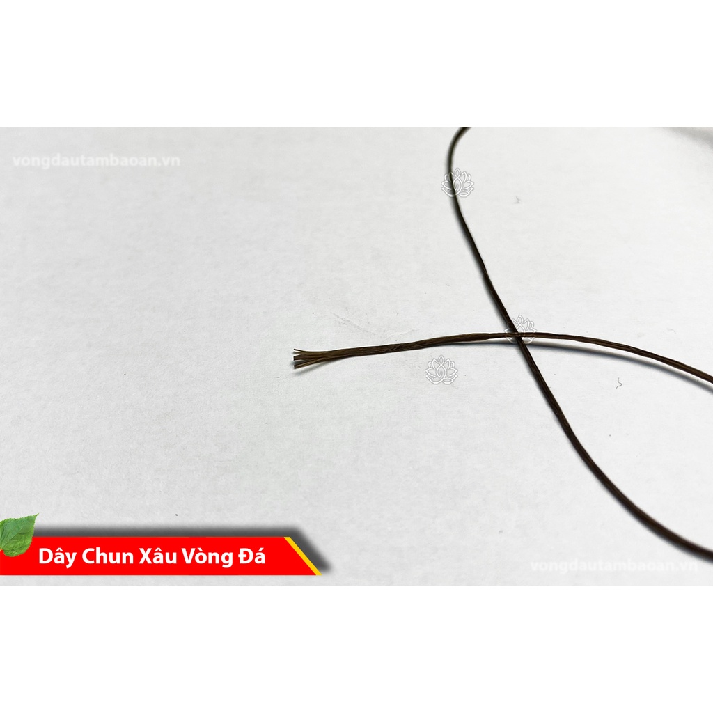 Dây Chỉ đỏ, Dây chun co dãn dùng xâu vòng dâu tằm, vòng đá phong thủy
