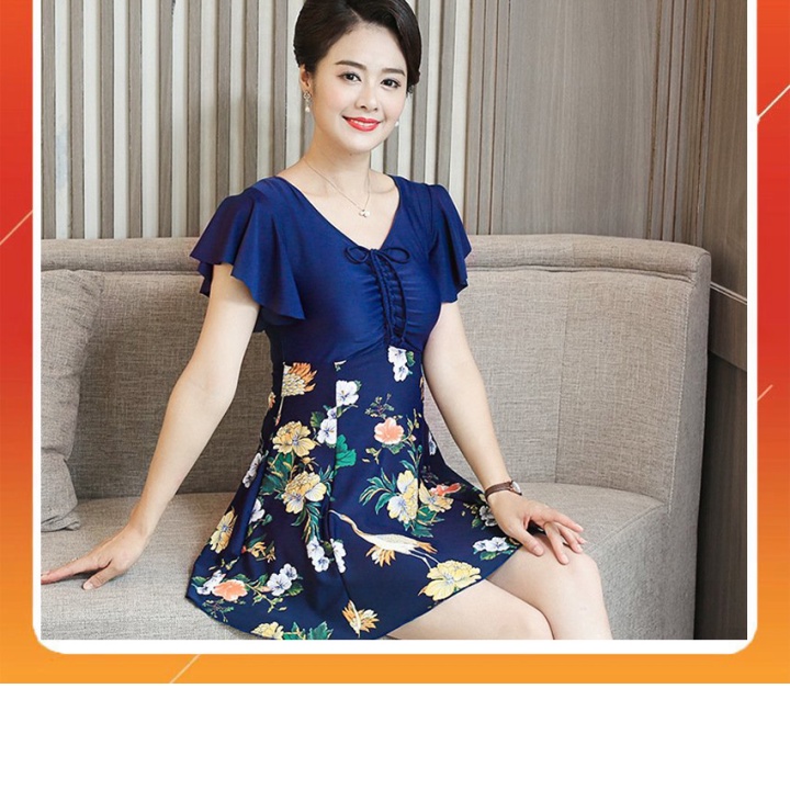 Bikini cho người lớn tuổi, đồ bơi trung niên trang nhã, bộ bơi đi biển đẹp cho các mẹ các bà, quần rời (SI TUYỂN)
