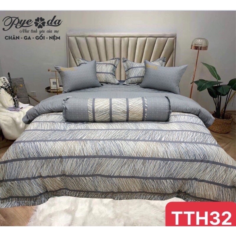 bộ chăn ga gối lụa pyeoda royal silk(7 món)