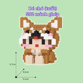 Mô hình lắp ráp 12 con giáp được chọn mẫu