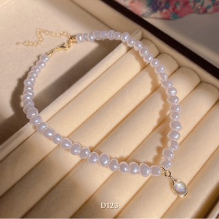 VÒNG CỔ CHOKER HẠT NGỌC - MELY D123