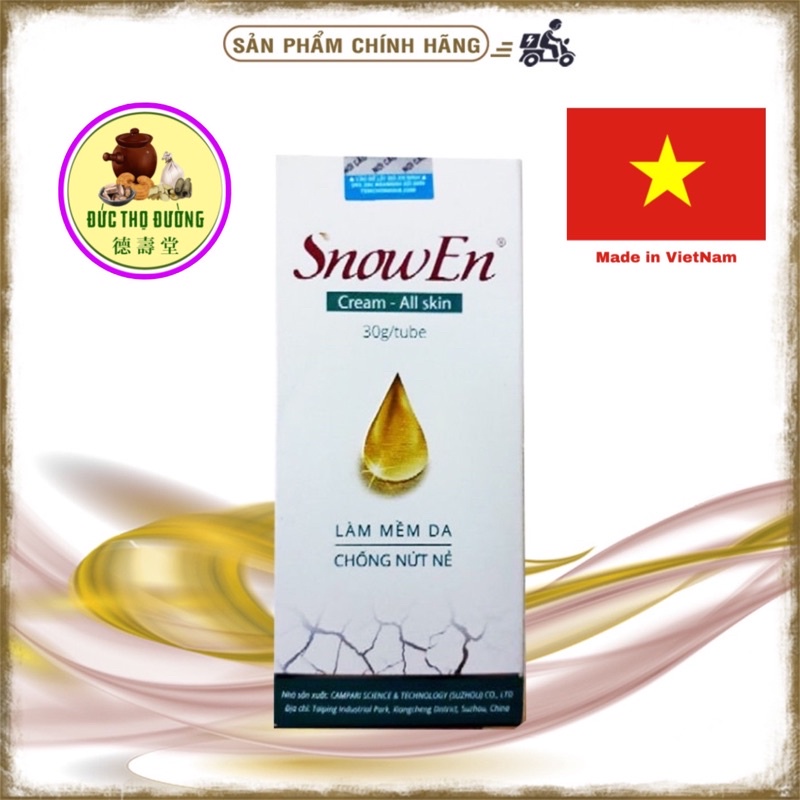 SnowEn - Kem làm mềm da, chống nứt nẻ