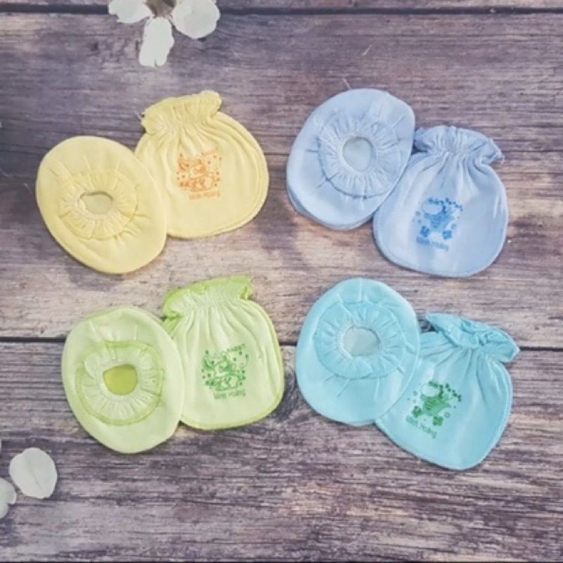 Combo 5 đôi bao tay + 5 đôi bao chân cho bé sơ sinh