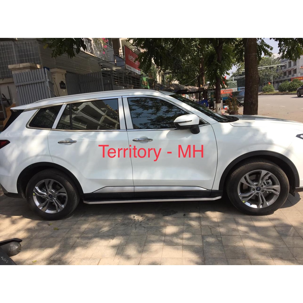 Bậc lên xuống, bệ bước chân ô tô Ford Territory 2022 - 2023. Mẫu nhôm đúc cao cấp MH