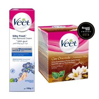 Sáp ấm wax lông & Kem wax lông Veet các loại