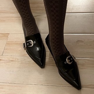 [Order] Giày cao gót mũi nhọn móc cài