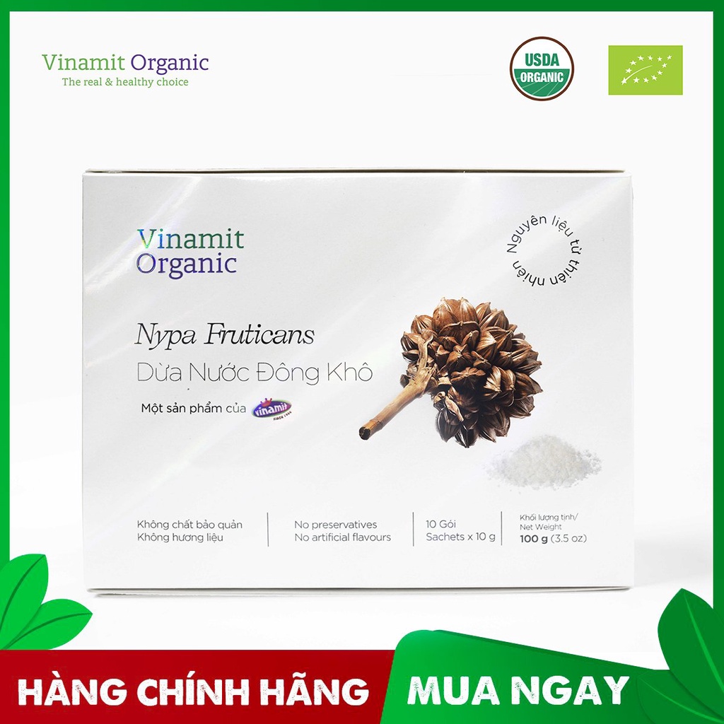 Dừa Nước Đông Khô Hộp giấy 100g