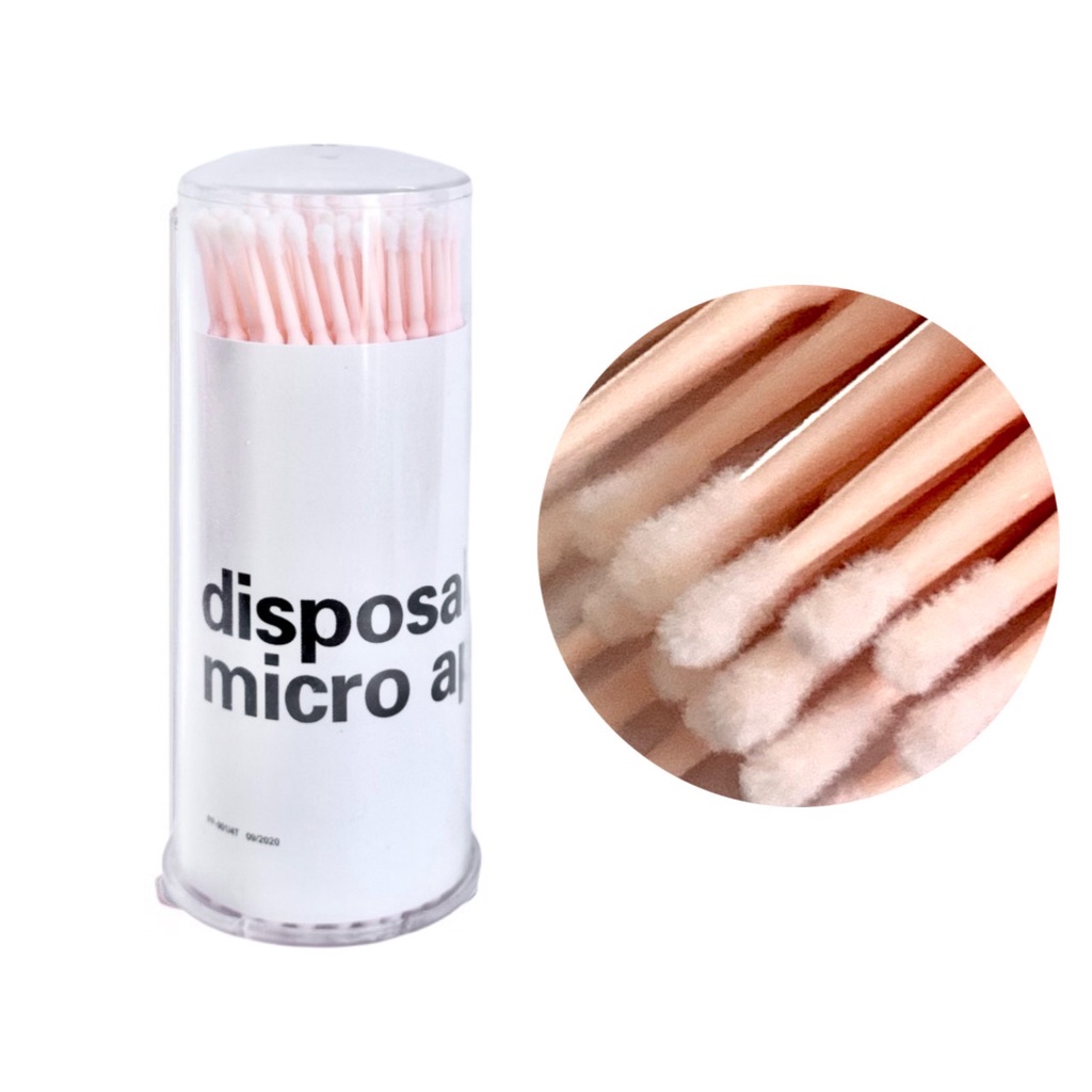 Tăm tháo mi đầu nhỏ đa năng, tăm gỡ mi - hũ 100 cây