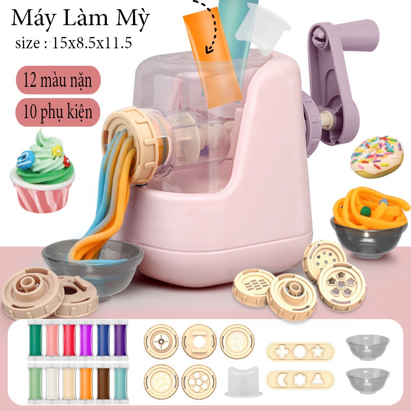 Đồ Chơi Đất Nặn,Máy làm mỳ,Máy làm bánh,Máy làm kem