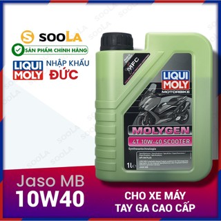 Nhớt xe tay ga nhập Đức Liqui Moly Molygen Scooter 10W40 1 Lít cao cấp