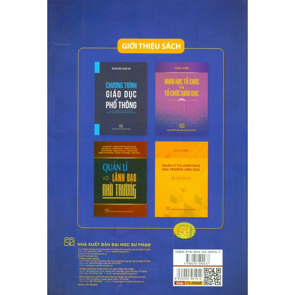 Sách - Phát Triển Và Quản Lí Chương Trình Giáo Dục