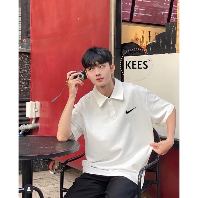 Áo Polo Nike Basic Cổ Bẻ Nam Nữ Chất Vải Cotton Da Cá Sấu Full Cao Cấp