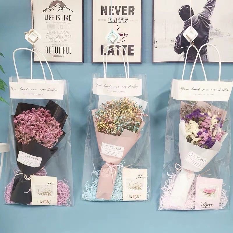 Túi đựng hoa sáp các kích cỡ cho ngày phụ nữ 8/3, 20/10, 20/11