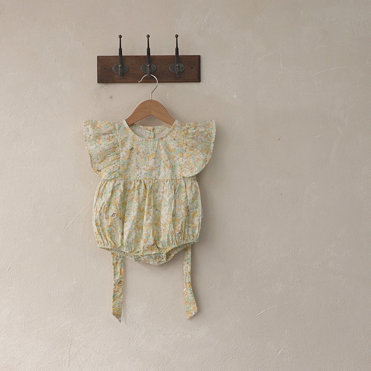 Áo liền quần bé gái mùa hè hình hoa xinh Y9227