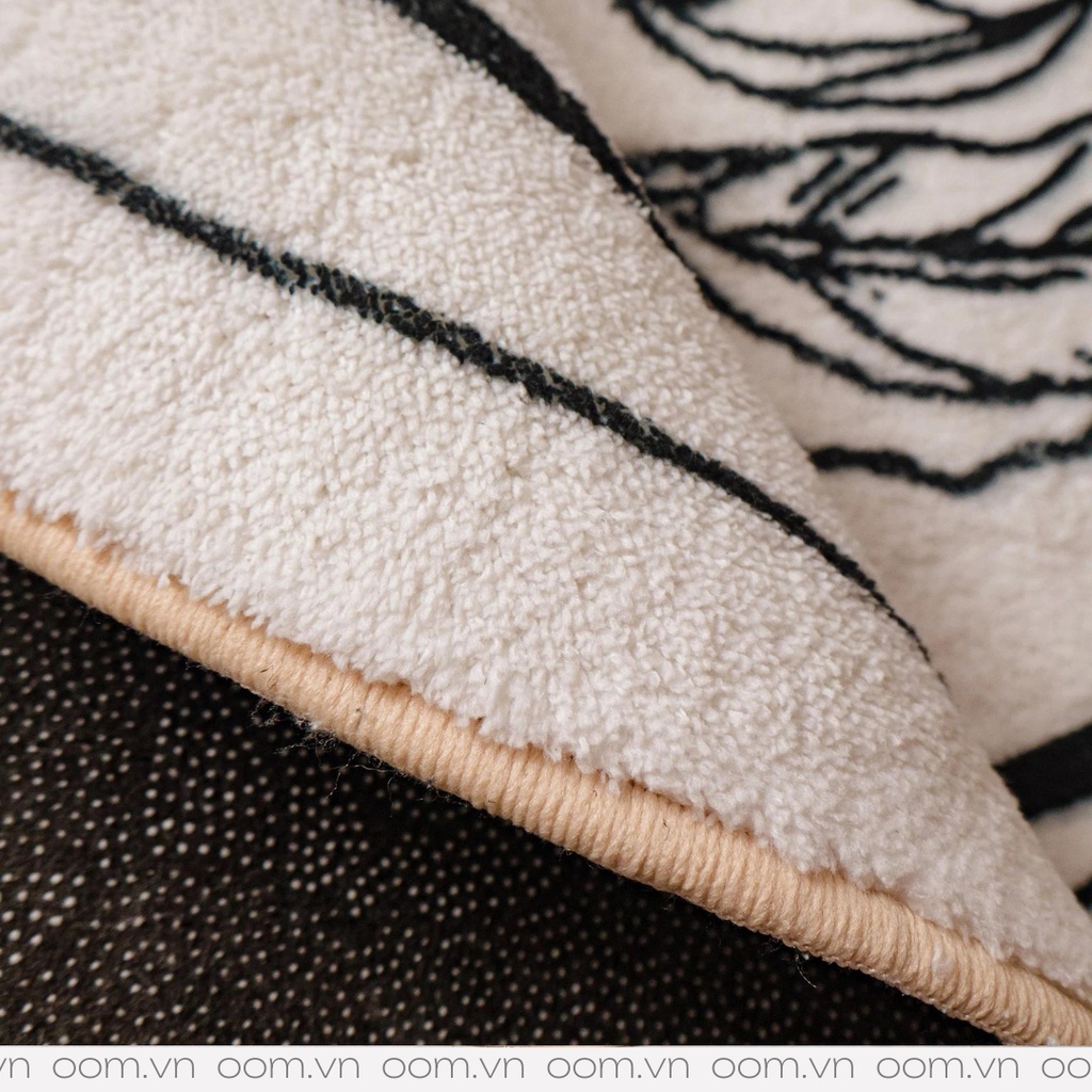 THẢM TRÒN TRANG TRÍ FLORAL