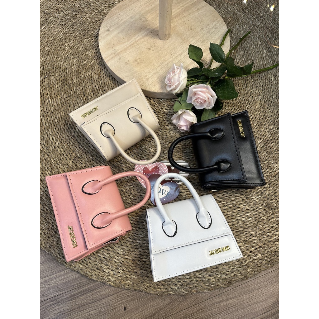 Túi xách nữ - Túi đeo chéo mini dáng hộp nữ tính sành điệu