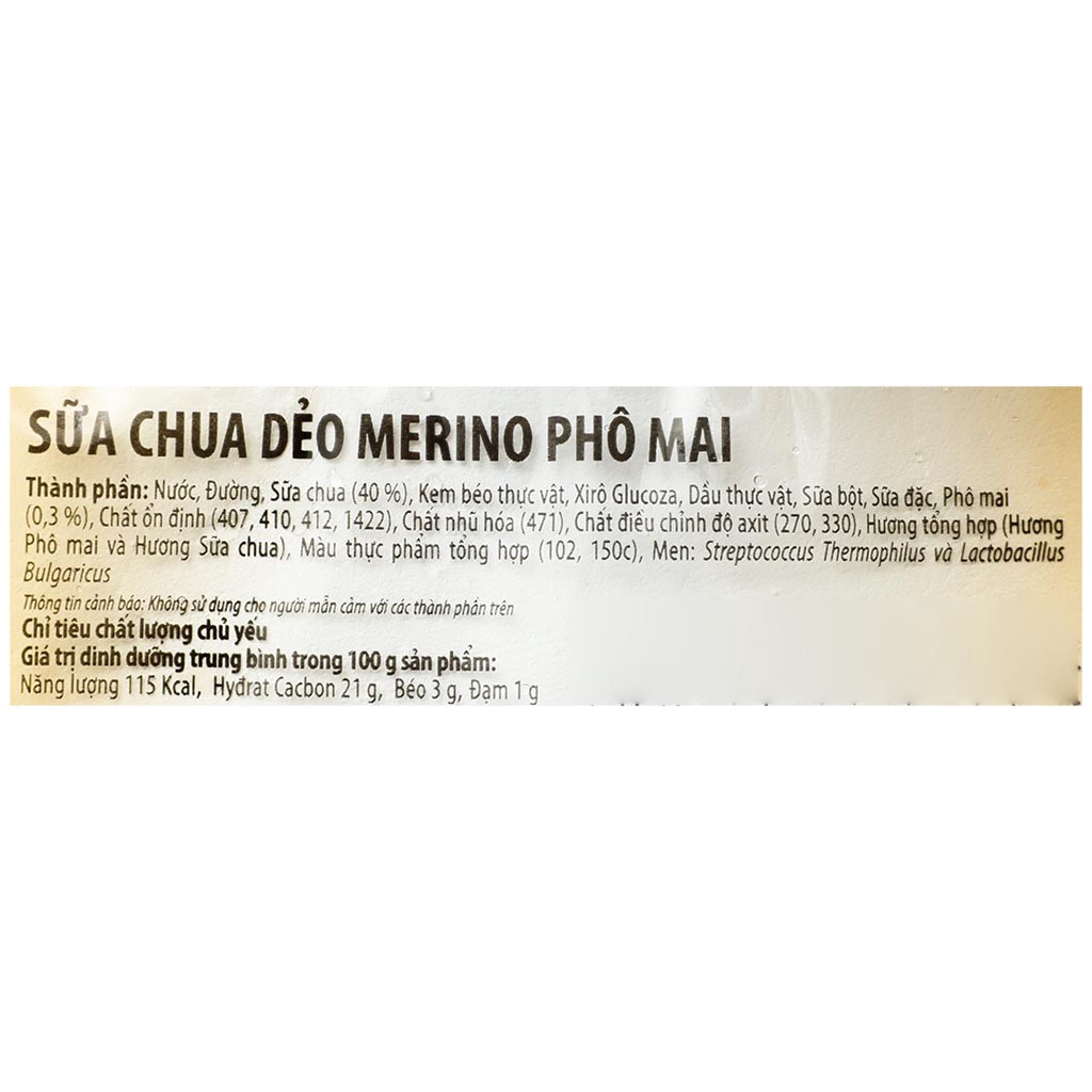 Sữa chua dẻo phô mai Merino gói 50g