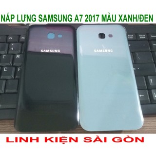 Nắp lưng samsung a7 2017 màu xanh/đen