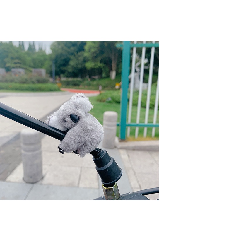 Búp Bê Gấu Koala Hoạt Hình Nhồi Bông Gắn Gương Chiếu Hậu Trang Trí Xe Mô Tô