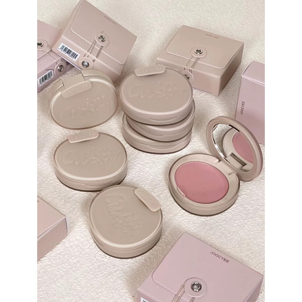 JOOCYEE Phấn Má Hồng Enzyme 3D Độ Bóng Cao Tông Nude Tự Nhiên Trong Suốt