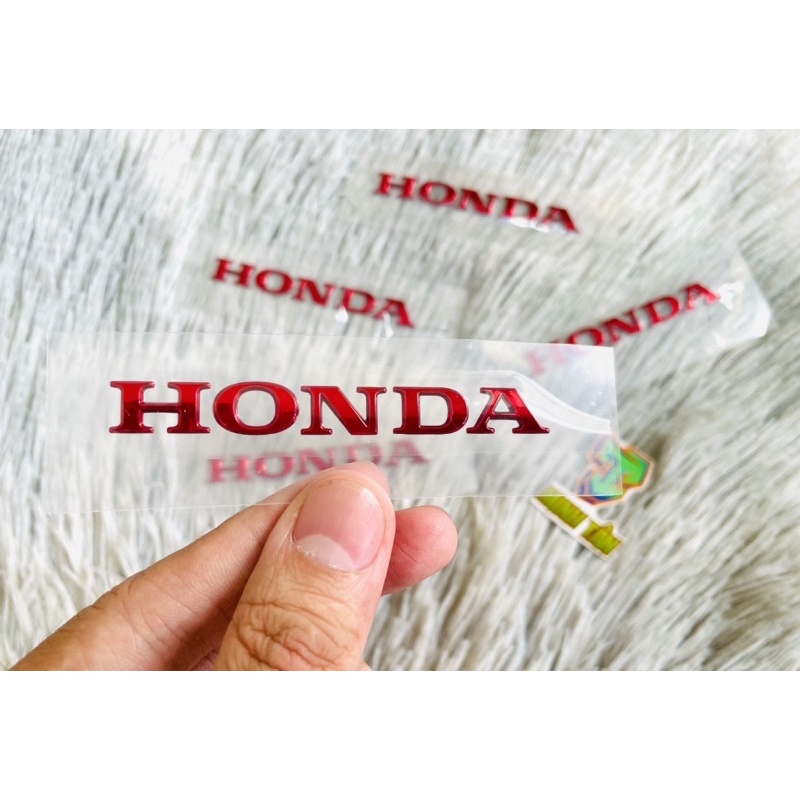 Tem zin honda chữ nổi mặt nạ xe 8cm hàng zin sắc nét