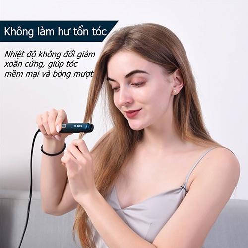 Máy Ép Tóc Uốn Tóc 2 Trong 1 Mini Xách Tay, Kết Hợp Ép Thẳng Uốn Duỗi Tạo Kiểu Tóc Trong 1 Sản Phẩm Phiên Bản Nâng