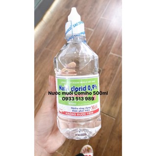 Nước muối sinh lí natri cloric comiho 0.9% 500ml