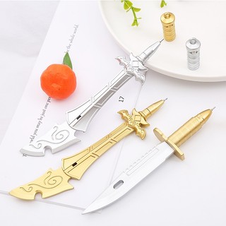 3 Bút Nước Gel Đen Đồ Long Đao