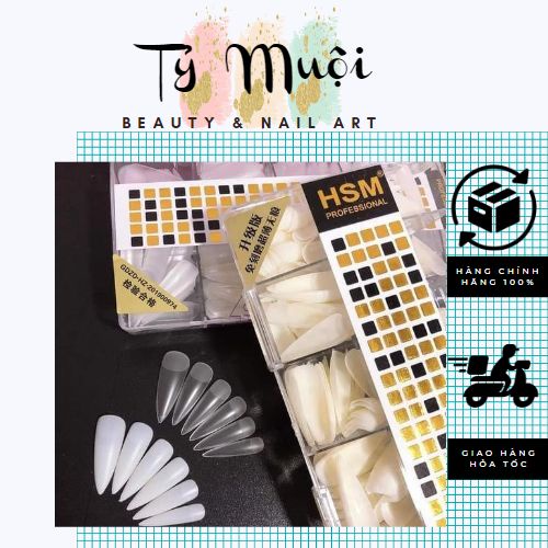 Hộp Móng Úp form Nhọn HSM Nhám