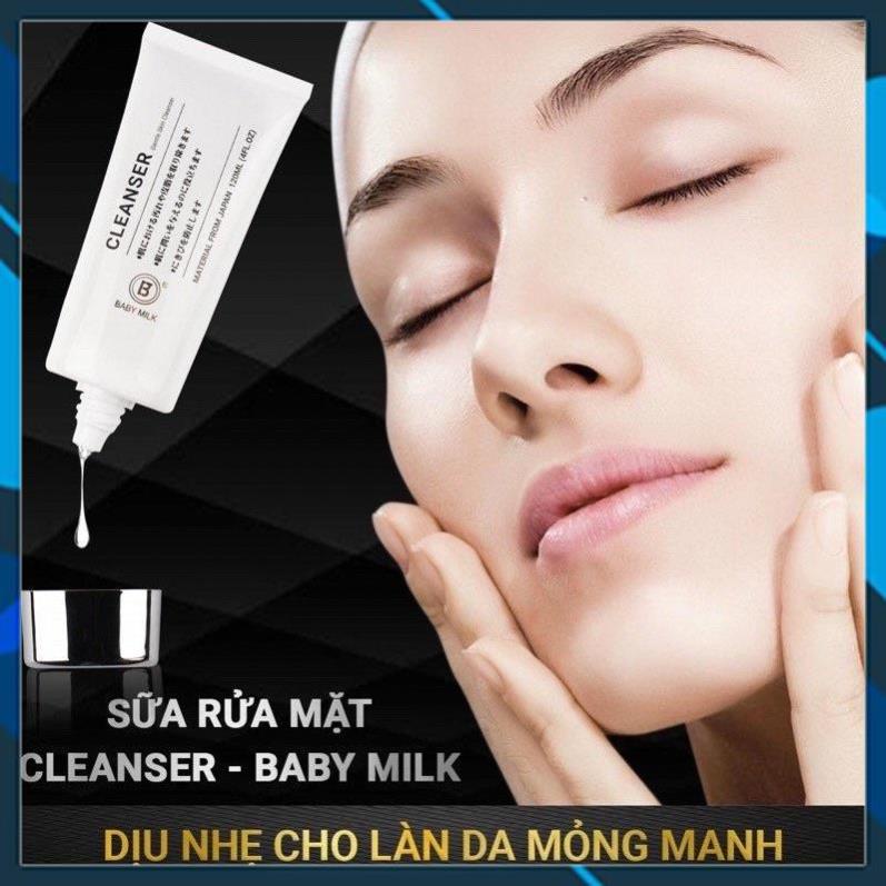 Sữa Rửa Mặt Cho Da Nhạy Cảm Cleanser Baby Milk - Hàng Hiệu Trần Phương Tuyền