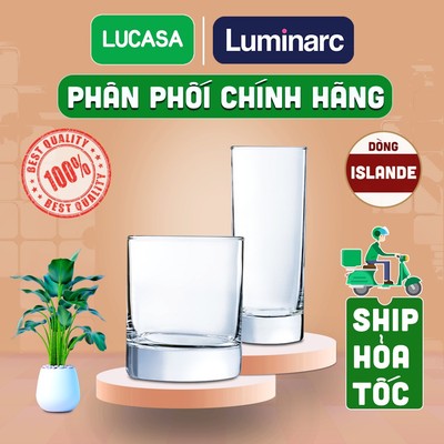 Ly Thủy Tinh Luminarc Islande | Phân Phối Chính Hãng