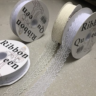 [Cuộn to 40m] Ruy băng ren lưới bản rộng 3cm thắt nơ, gói quà trang trí