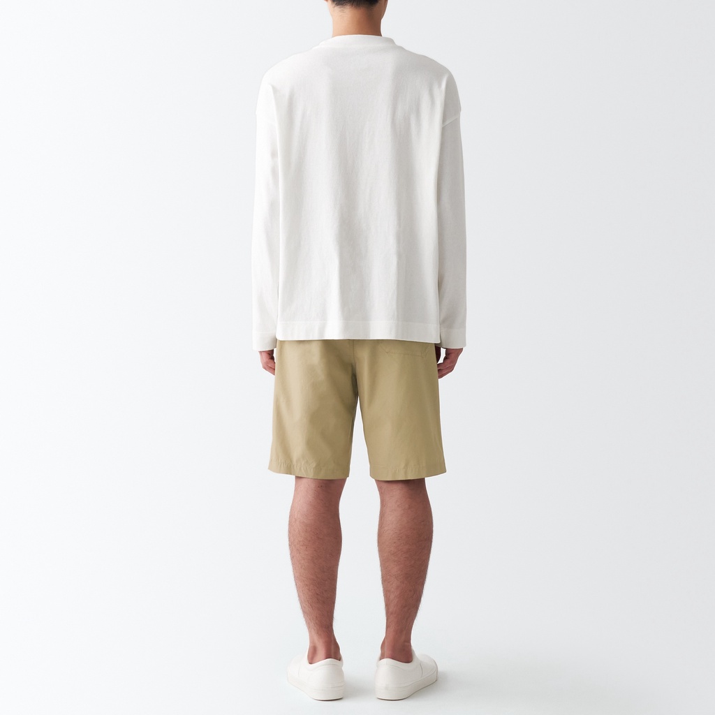 MUJI QUẦN SHORT VẢI POPLIN NAM